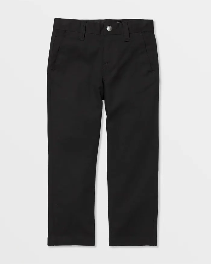 Little Boys Frickin Modern Stretch Pants 8211 Black Kids Volcom Pants
