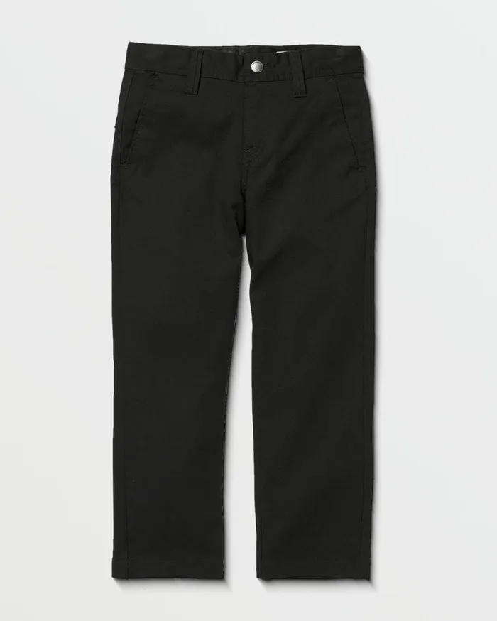 Little Boys Frickin Modern Stretch Pants 8211 Black Kids Volcom Pants