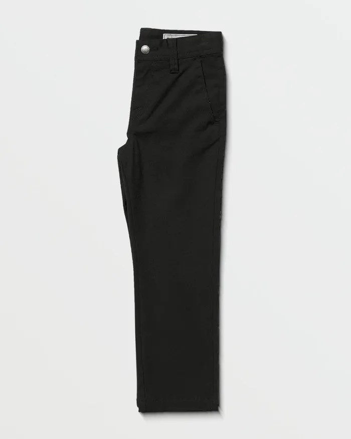 Little Boys Frickin Modern Stretch Pants 8211 Black Kids Volcom Pants