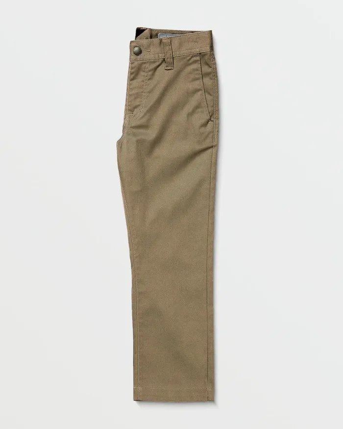 Little Boys Frickin Modern Stretch Pants 8211 Khaki Kids Volcom Pants