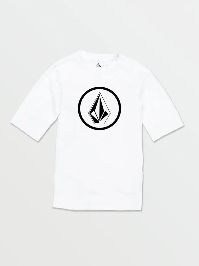 Little Boys Lido Solid Short Sleeve Rashguard 8211 White Kids Volcom Rashguards Little Boys Lido Solid Short Sleeve Rashguard 8211 White Kids Volcom Rashguards