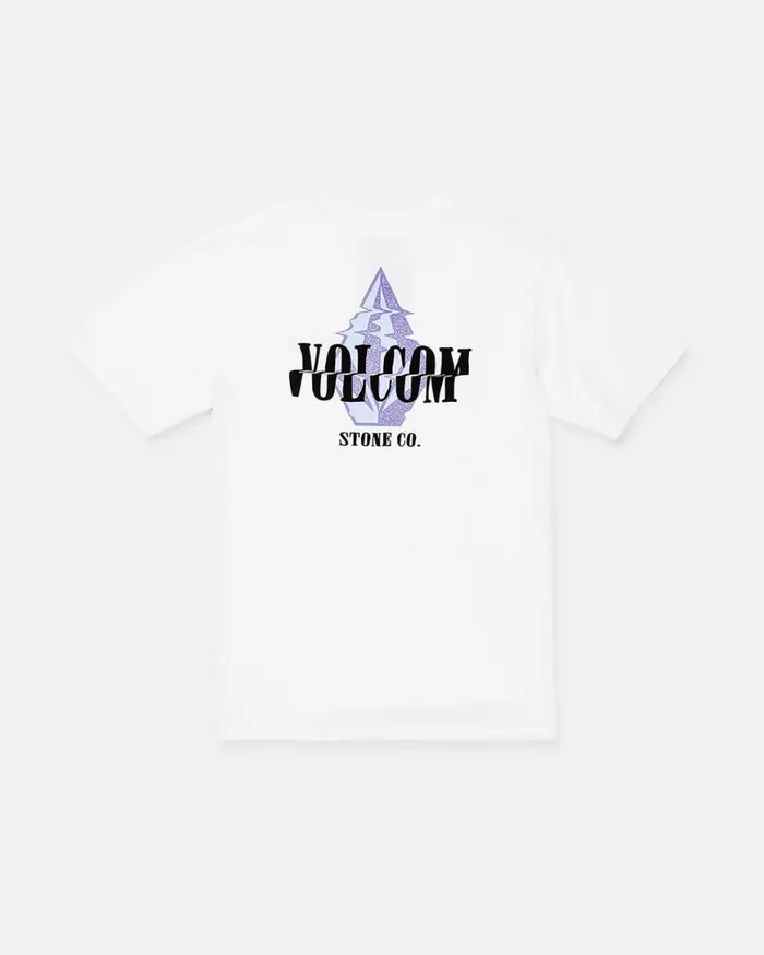 Little Boys Scrambled Channel Short Sleeve Tee 8211 White Kids Volcom TShirts and Tanks