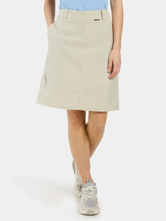 Liv Skirt Light Beige Women Didriksons Skirts