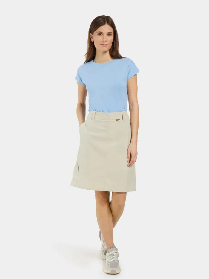 Liv Skirt Light Beige Women Didriksons Skirts