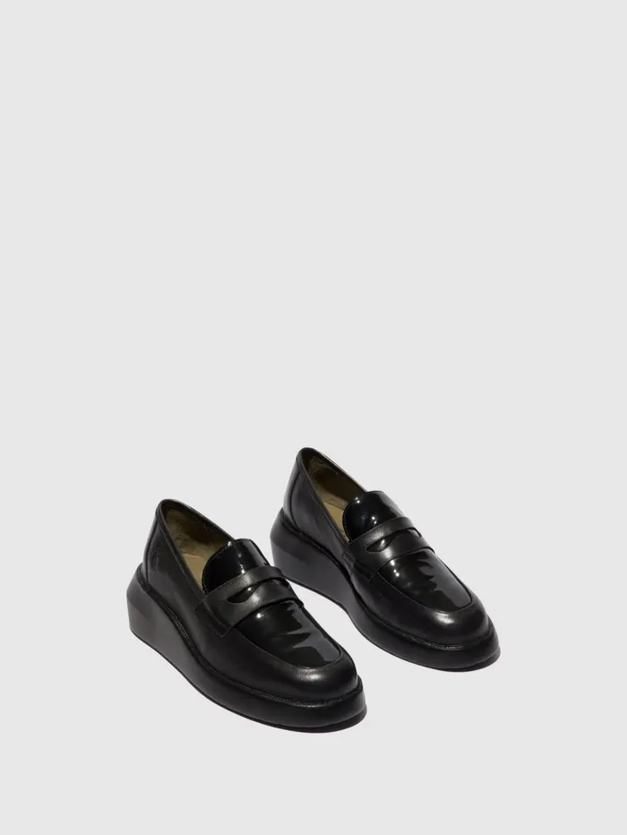 Loafers Shoes BLAR513FLY BLACK Women Fly London Shoes