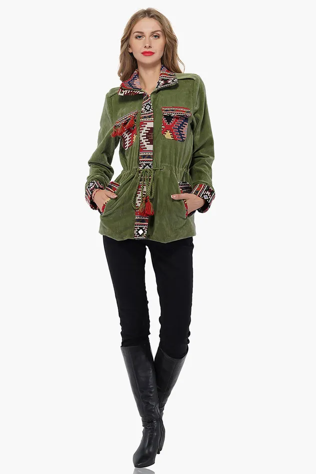 Loden Frost Jacquard Parka Jacket Women Jackets America and Beyond