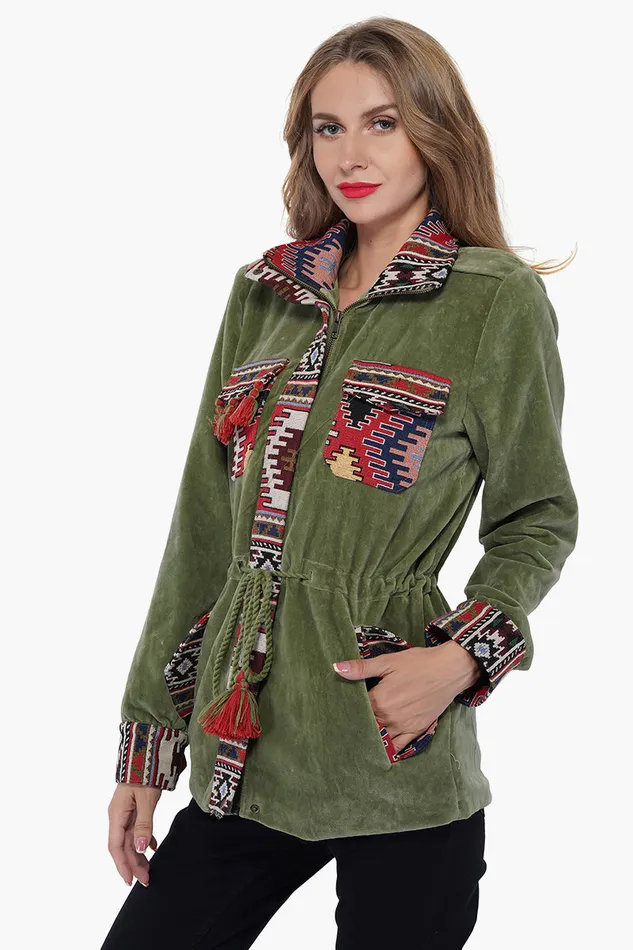 Loden Frost Jacquard Parka Jacket Women Jackets America and Beyond Loden Frost Jacquard Parka Jacket Women Jackets America and Beyond