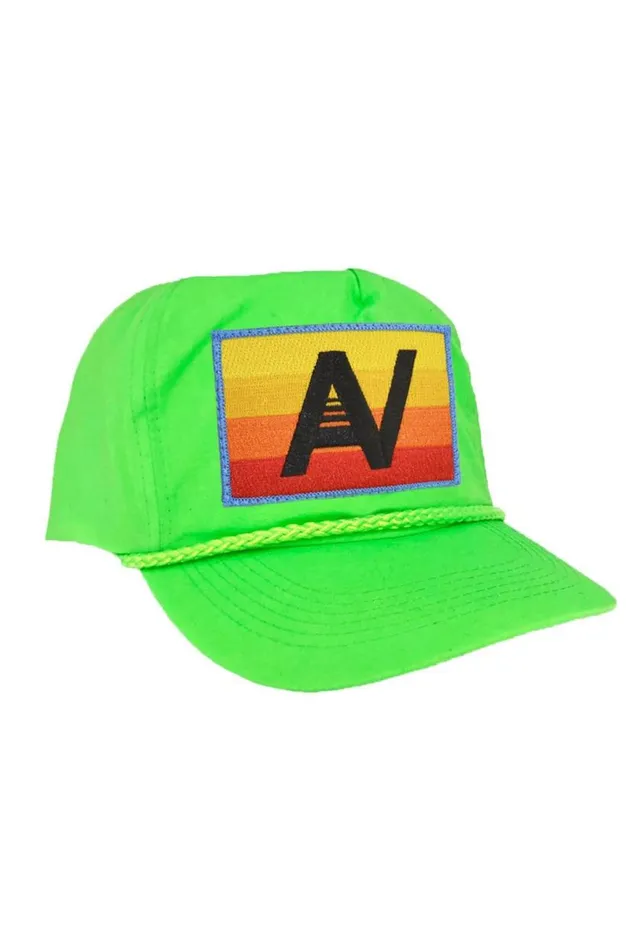 Logo Rainbow 8211 Vintage Nylon Trucker Hat WomenMen Aviator Nation Trucker Hats