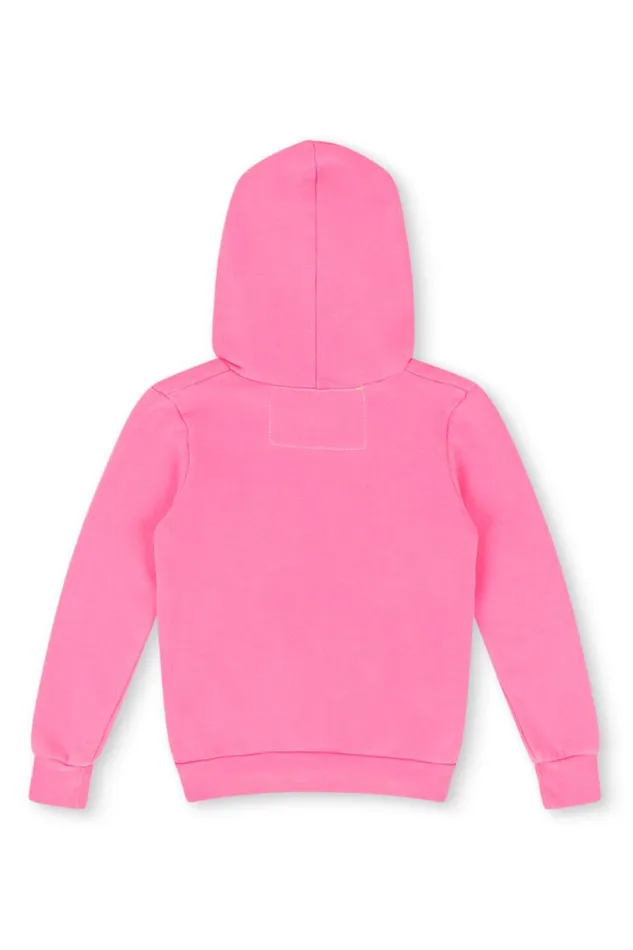 Logo Stitch Pullover Hoodie 8211 Neon Pink Kids Aviator Nation Hoodies