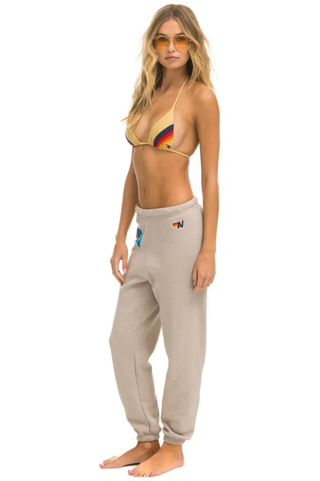 Logo Sweatpants 8211 Sand Women Aviator Nation Sweatpants