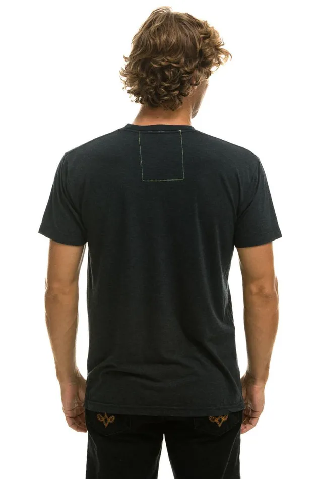 Logo Tee 8211 Charcoal WomenMen Aviator Nation Tees