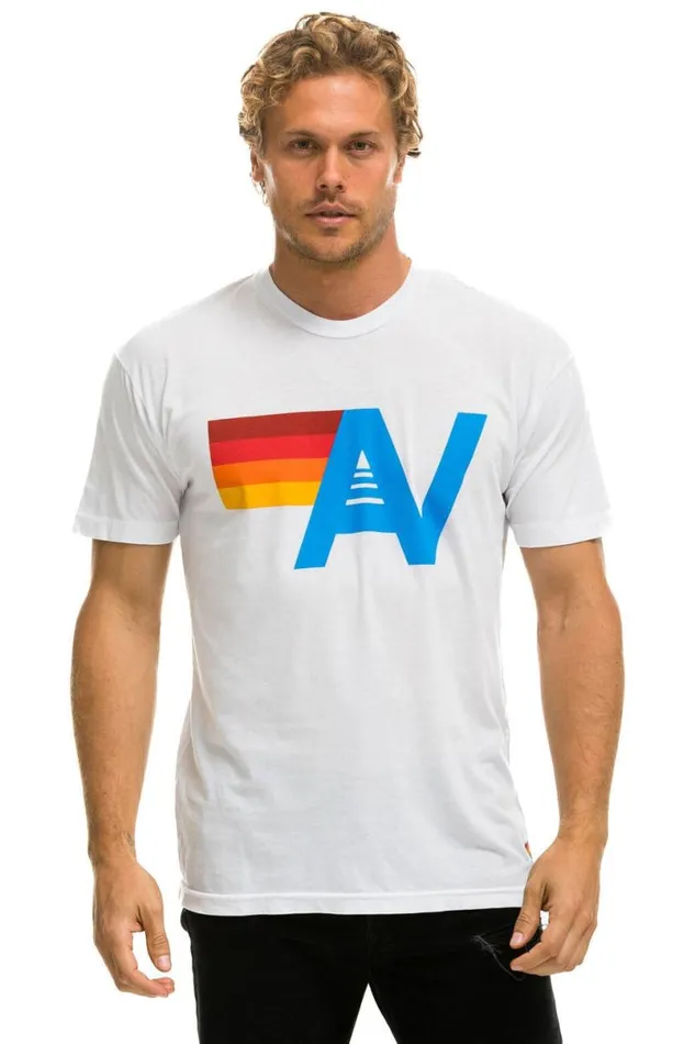 Logo Tee 8211 White WomenMen Aviator Nation Tees