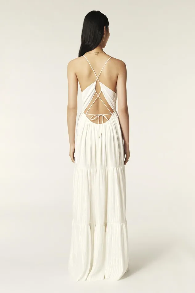 Long Dress Wasta White Women Baandsh Dresses
