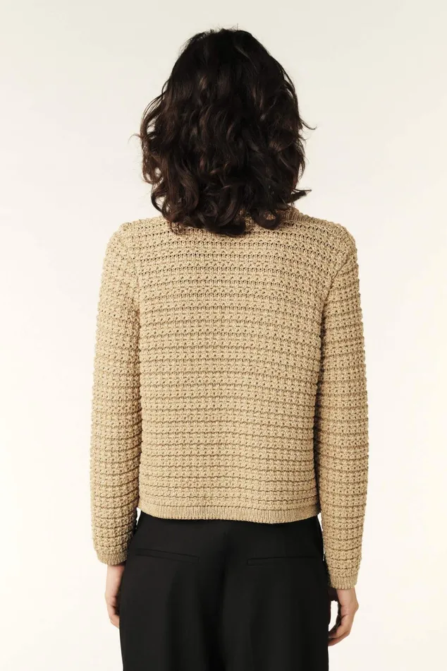 LongSleeve Cardigan Gaston Gold Women Baandsh Sweaters and Cardigans