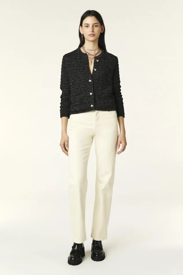 LongSleeve Cardigan Gaston Gold Women Baandsh Sweaters and Cardigans