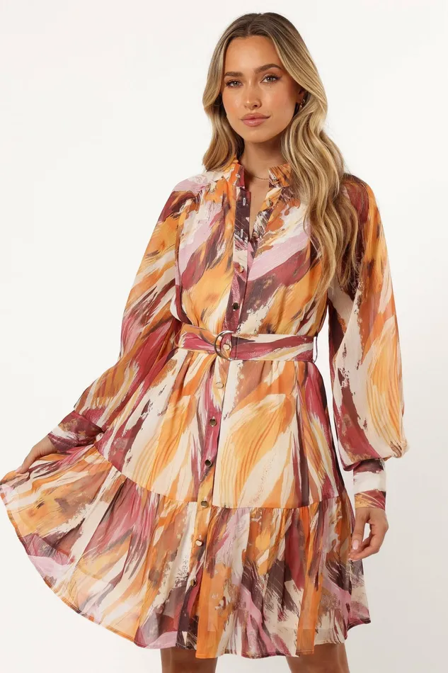 Long Sleeve Dresses Women Petal and Pup Quinn Long Sleeve Mini Dress Warm Multi Long Sleeve Dresses Women Petal and Pup Quinn Long Sleeve Mini Dress Warm Multi