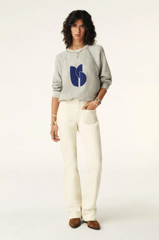 LongSleeve Sweatshirt Bart Purple Women Baandsh Sweaters and Cardigans