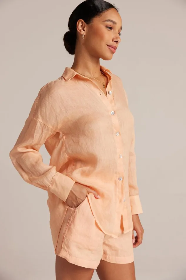 Long Sleeve Women Bella Dahl Boyfriend Button Down 8211 Peach Parker Long Sleeve Women Bella Dahl Boyfriend Button Down 8211 Peach Parker