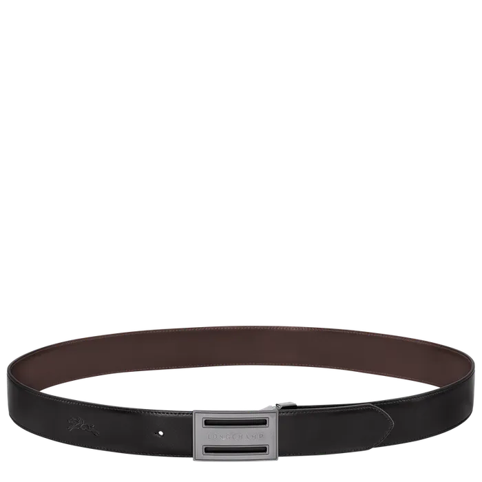 Longchamp Belts Men Delta Box BlackMocha