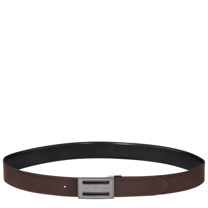 Longchamp Belts Men Delta Box BlackMocha