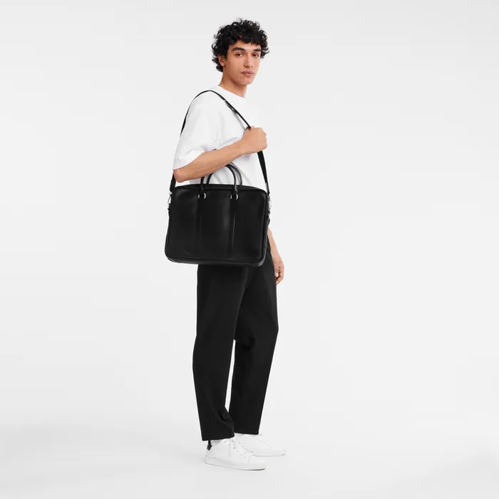 Longchamp Briefcase WomenMen Le Foulonn S Briefcase Black Longchamp Briefcase WomenMen Le Foulonn S Briefcase Black