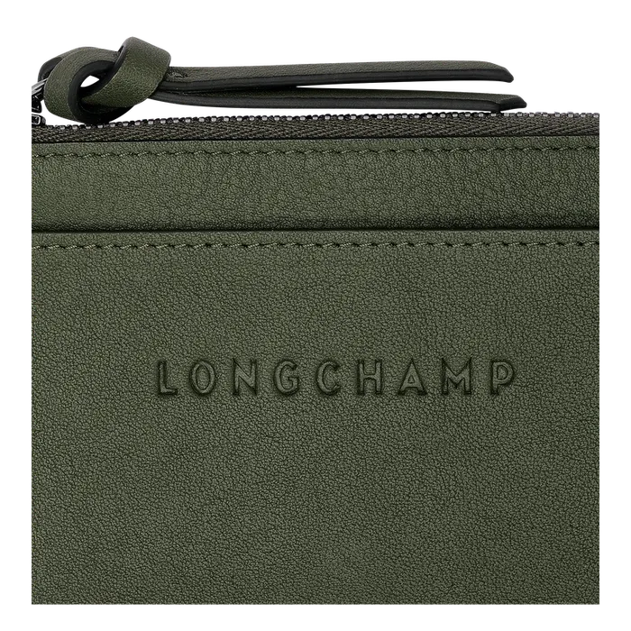 Longchamp Cardholders and Coin purses WomenMen Longchamp 3D Card holder KhakiKhakiKhaki Longchamp Cardholders and Coin purses WomenMen Longchamp 3D Card holder KhakiKhakiKhaki