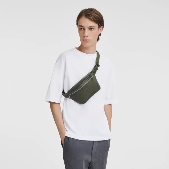 Longchamp Le Foulonn M Belt bag Khaki WomenMen Belt bags