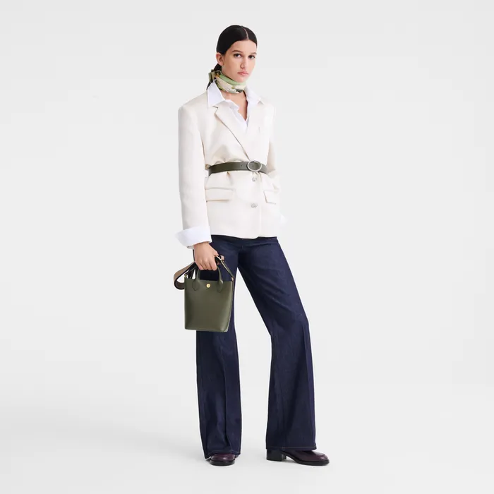 Longchamp pure XS Tote bag Khaki Women Mini bagsHandbags Longchamp pure XS Tote bag Khaki Women Mini bagsHandbags