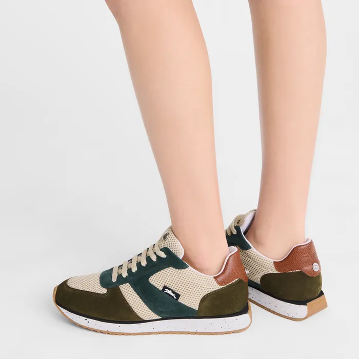 Longchamp Sneakers Women Le Pliage Green Sneakers Cedar