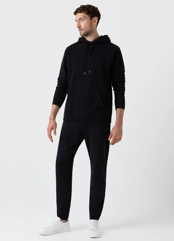 Loopback Sweatpants Black Men SUNSPEL Sweatshirts and Sweatpants