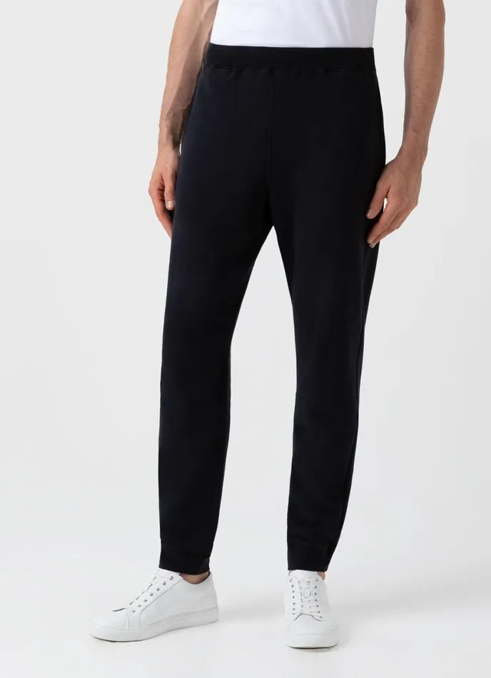 Loopback Sweatpants Black Men SUNSPEL Sweatshirts and Sweatpants