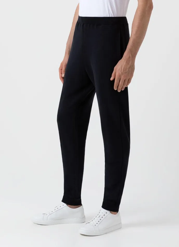 Loopback Sweatpants Black Men SUNSPEL Sweatshirts and Sweatpants