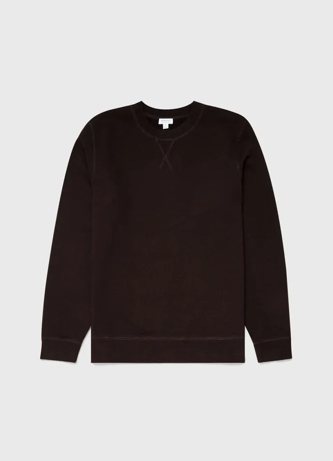 Loopback Sweatshirt Coffee Men SUNSPEL Sweatshirts and Sweatpants