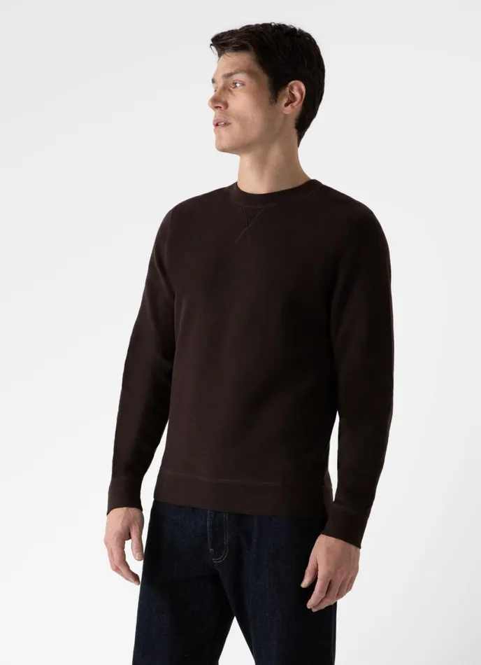 Loopback Sweatshirt Coffee Men SUNSPEL Sweatshirts and Sweatpants