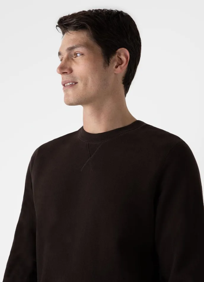 Loopback Sweatshirt Coffee Men SUNSPEL Sweatshirts and Sweatpants