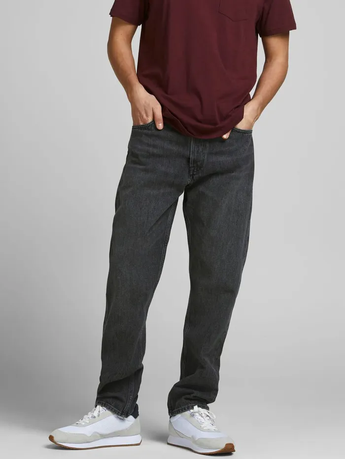 Loose Jeans JACK and JONES Mens CHRIS ORIGINAL CJ 720 LOOSE FIT JEANS Black Black Denim Loose Jeans JACK and JONES Mens CHRIS ORIGINAL CJ 720 LOOSE FIT JEANS Black Black Denim
