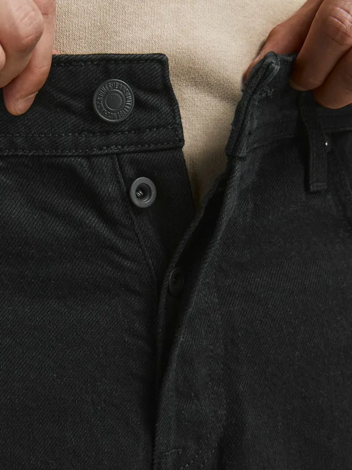 Loose Jeans JACK and JONES Mens ROB ORIGINAL CJ 935 LOOSE FIT JEANS Black Black Denim