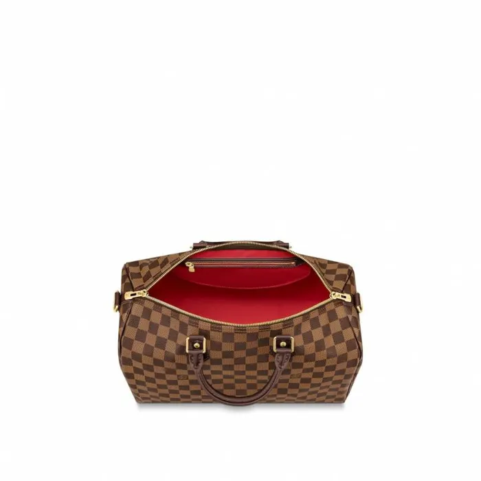 Louis Vuitton Damier Ebene Canvas Speedy Bandouliere 35 N41366 8211 Louis Vuitton Handbag Store Women Louis Vuitton Speedy Bag