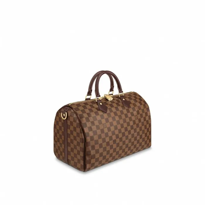 Louis Vuitton Damier Ebene Canvas Speedy Bandouliere 35 N41366 8211 Louis Vuitton Handbag Store Women Louis Vuitton Speedy Bag