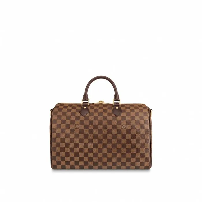 Louis Vuitton Damier Ebene Canvas Speedy Bandouliere 35 N41366 8211 Louis Vuitton Handbag Store Women Louis Vuitton Speedy Bag