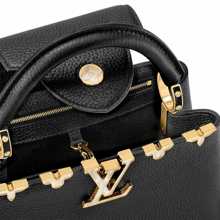 Louis Vuitton M23263 Capucines BB Black 8211 Louis Vuitton Handbag Store Women Louis Vuitton Capucines Bag