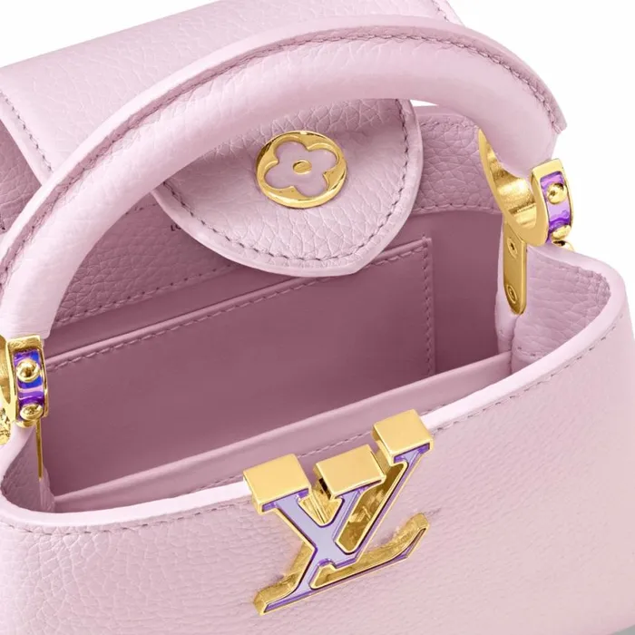 Louis Vuitton M23326 LV SKI Capucines Mini Pearly Lilac 8211 Louis Vuitton Handbag Store Women Louis Vuitton Capucines Bag
