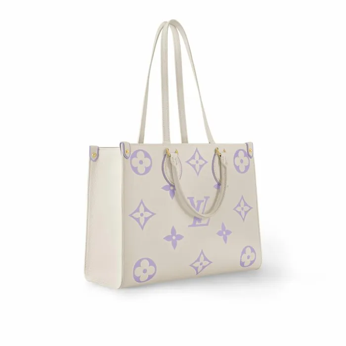 Louis Vuitton M23937 OnTheGo MM LatteBubble Tea 8211 Louis Vuitton Handbag Store Women Louis Vuitton Onthego Bag