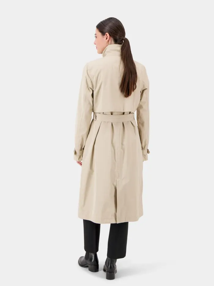 Lova Coat Long Clay Beige Women Didriksons Trenchcoats Lova Coat Long Clay Beige Women Didriksons Trenchcoats