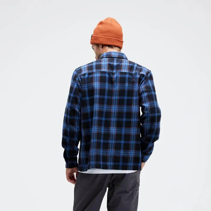 Lowell Long Sleeve Button Up Black Men Stance Jackets