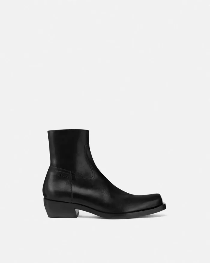 Luciano Boots Black Men Versace Boots