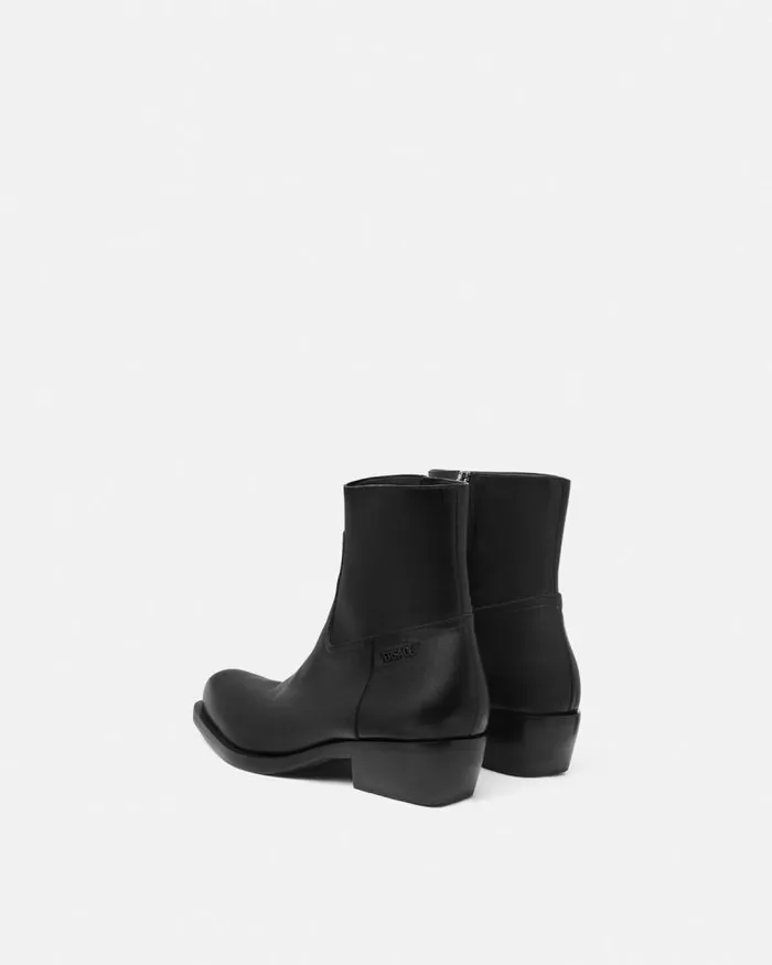 Luciano Boots Black Men Versace Boots