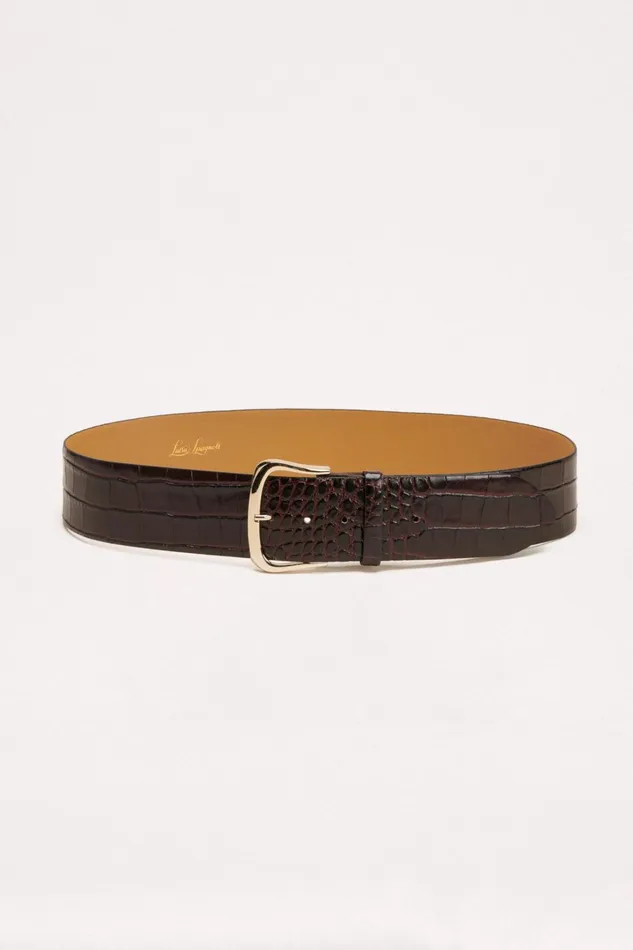 Luisa Spagnoli Belts Women Diuk Plumgold