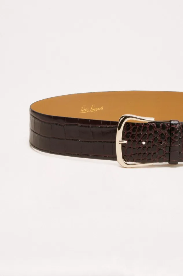 Luisa Spagnoli Belts Women Diuk Plumgold