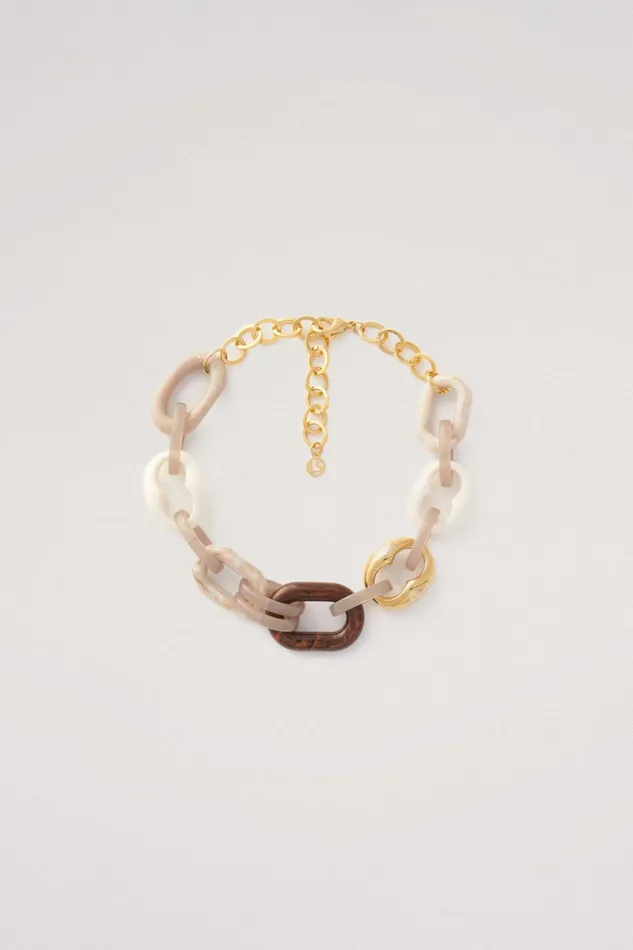 Luisa Spagnoli Bijoux Women Nantua Beigegold
